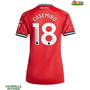 Manchester United Casemiro #18 Hemmatröja Kvinnor 2025-26 Kortärmad